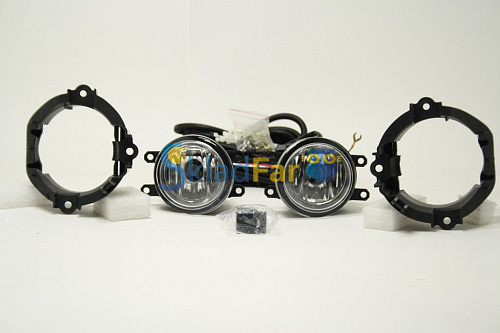Противотуманки комплект TOYOTA RAV4 05-10 / COR AXIO/FIELDER 07-12 с кроншт и проводкой (212-2053)