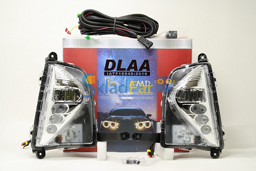 Противотуманки комплект LED TOYOTA PRIUS 15-18 с проводкой, качество!