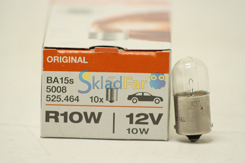 Автолампа OSRAM R10W 12V 10W BA15s