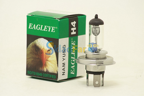 Автолампа EAGLEYE Clear  H4 P43 12v 100/90w