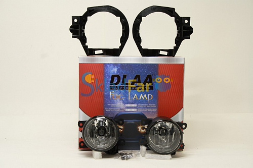 Противотуманки комплект NISSAN LEAF 11-17 с кронштейнами, без проводки (551-2007)