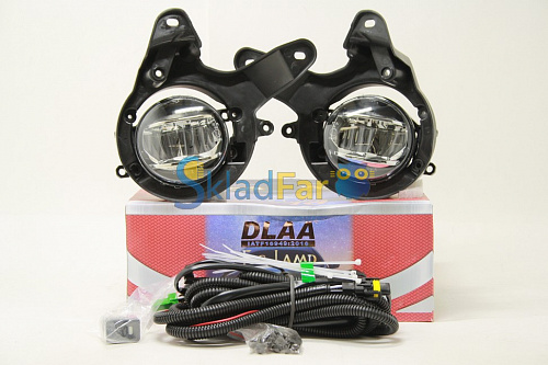 Противотуманки комплект TOYOTA C-HR 16-19 LED с кронштейнами и проводкой (324-2012)