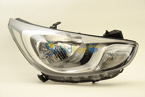 Фара правая HYUNDAI ACCENT  11-13 с коррек     