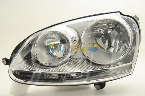 Фара левая VW GOLF 5 03-07 c корр       