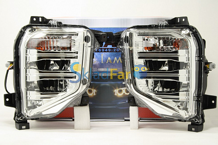 Противотуманки комплект LED MITSUBISHI PAJERO SPORT / MONTERO 20- без проводки 
