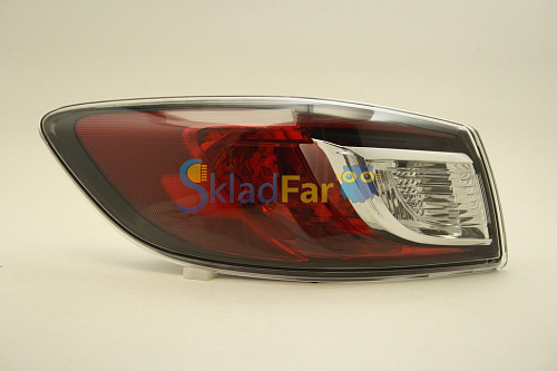 Фонарь задний левый MAZDA 3/AXELA 4D 09- КРАСНЫЙ 