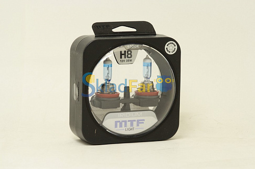 Автолампа MTG Light IRIDIUM H8, 12V, 35W 2шт