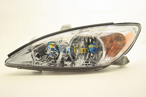 Фара левая TOYOTA CAMRY 30 USA 02-04 хром    