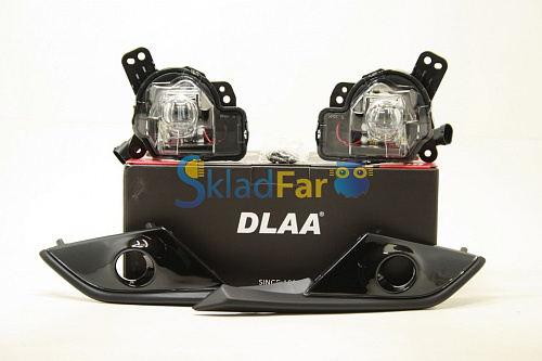 Противотуманки комплект LED MAZDA CX-3 15- с оправами, без проводки