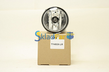 Противотуманка универ TOYOTA HIGHLANDER 11-13 /HIACE 14-19 без оправ, без проводки (312-2029) стекло