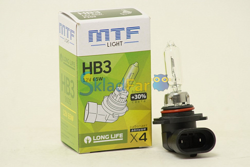 Автолампа MTF  HB3 9005 12v 65w - Standard +30%