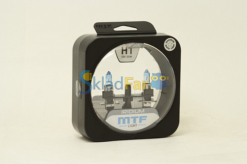 Автолампа MTG Light IRIDIUM H1, 12V, 55W 2шт