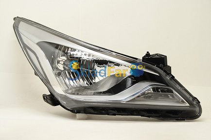 Фара правая HYUNDAI SOLARIS 14-16 (221-1166) под корр.