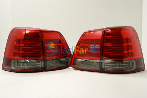 Фонари задние комплект TOYOTA LC 200 07-11 тюнинг 