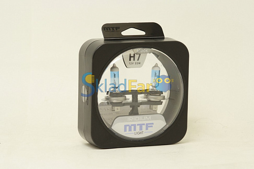 Автолампа MTG Light IRIDIUM H7, 12V, 55W 2шт