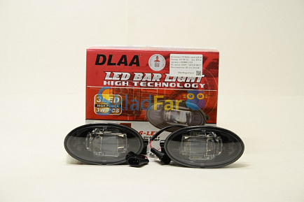 Противотуманки ком-т LED HONDA Accord EU 06-07/FIT SHUTTLE 11-14/Acord 09-13/Fit RS 2010-13 без пров