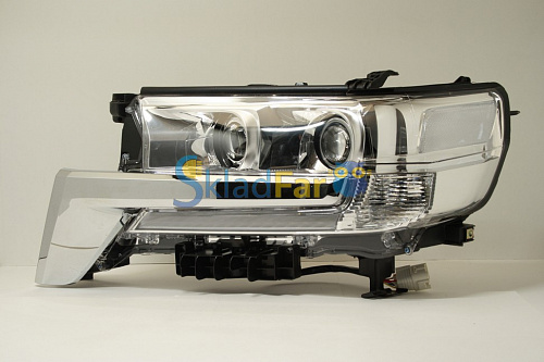 Фара левая TOYOTA L/C 200 16- ДИОД под корректор   