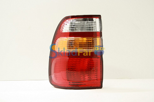 Фонарь задний левый LAND CRUISER 100 98-01 желтая вставка 